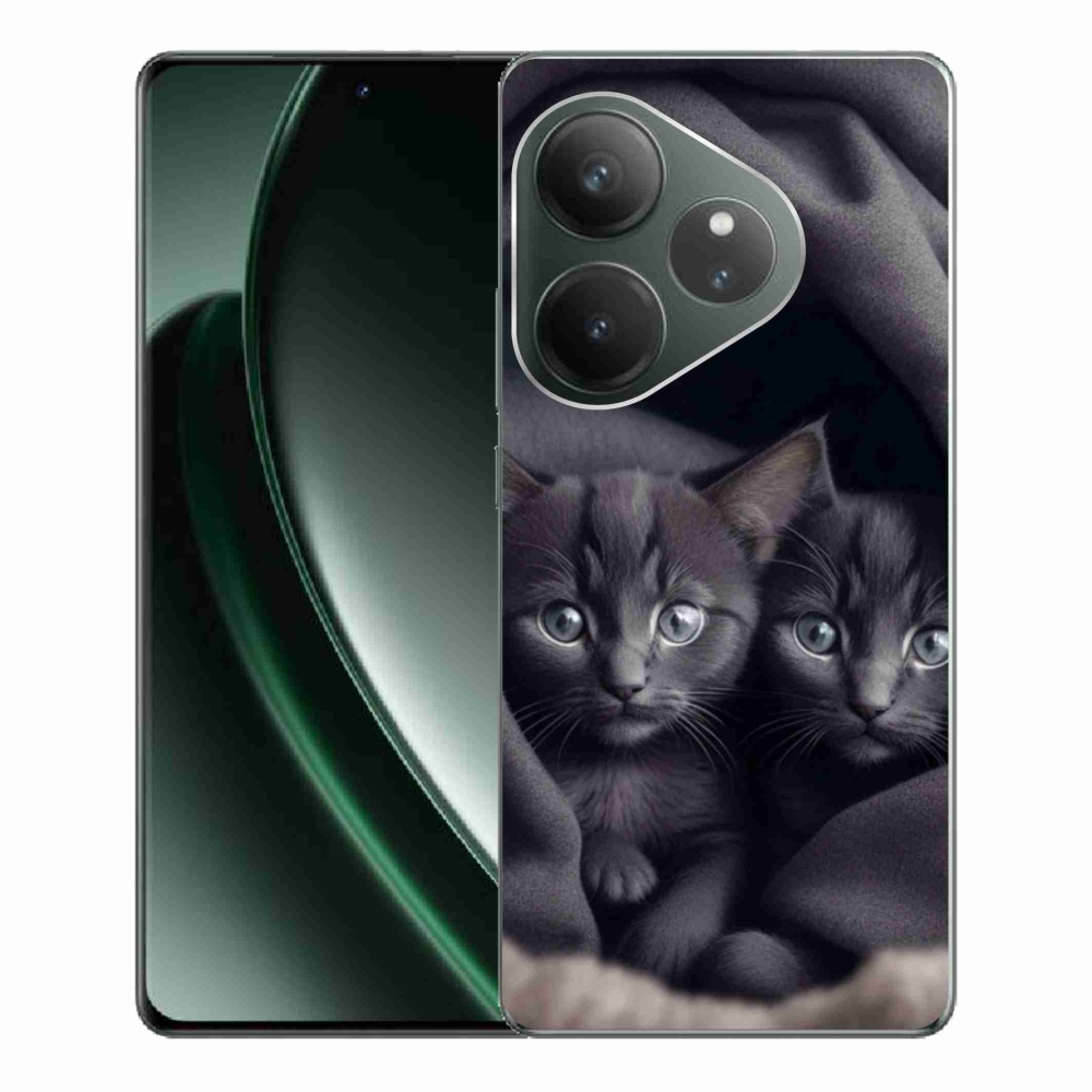 mmCase géltok a Realme GT 6 5G/GT 6T 5G készülékekhez – macska-duó