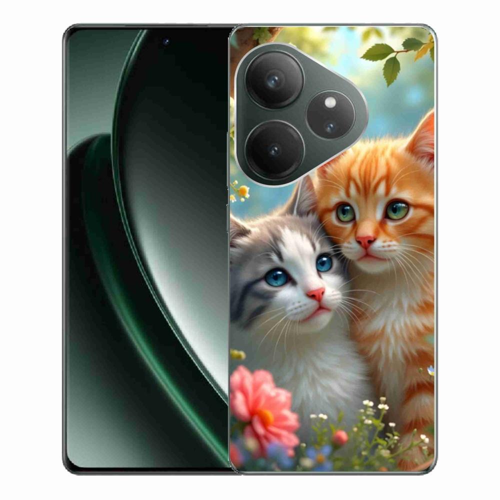 mmCase géltok a Realme GT 6 5G/GT 6T 5G készülékekhez – Macska szerelem 2