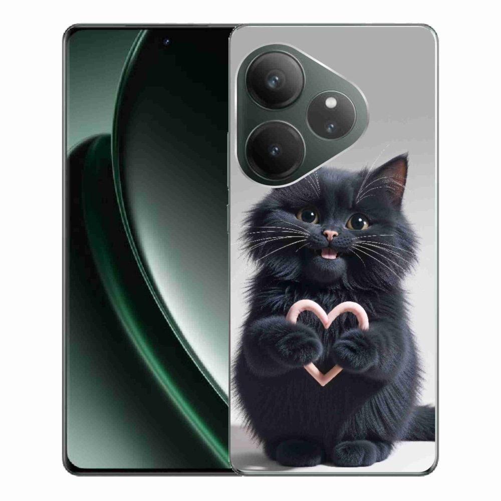 mmCase géltok a Realme GT 6 5G/GT 6T 5G készülékekhez – Macska szerelem 3