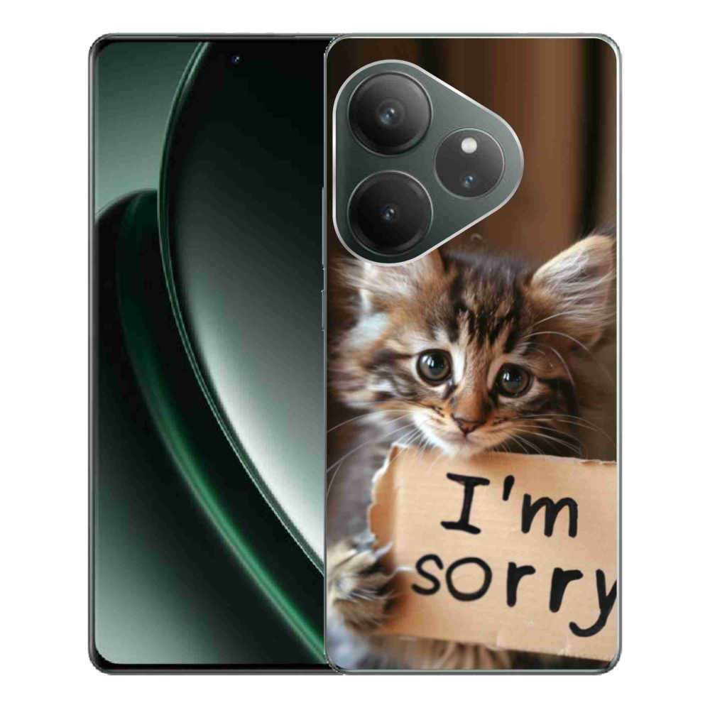 mmCase gél tok a Realme GT 6 5G/GT 6T 5G készülékekhez – macskás mintás