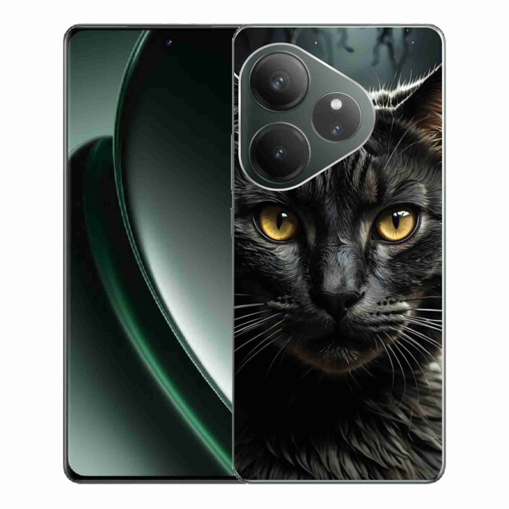 mmCase géltok a Realme GT 6 5G/GT 6T 5G készülékekhez – macskás mintázat 3