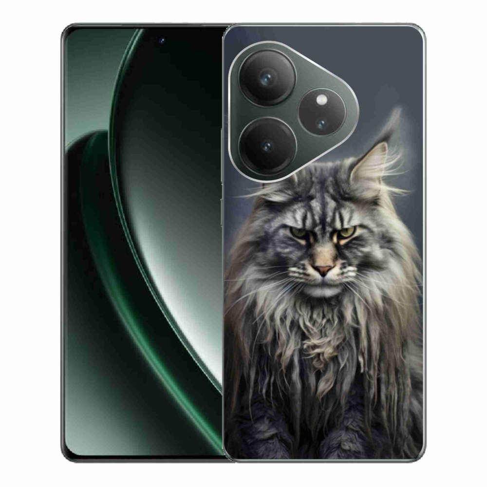 mmCase géltok a Realme GT 6 5G/GT 6T 5G készülékekhez – macskás mintázat 4