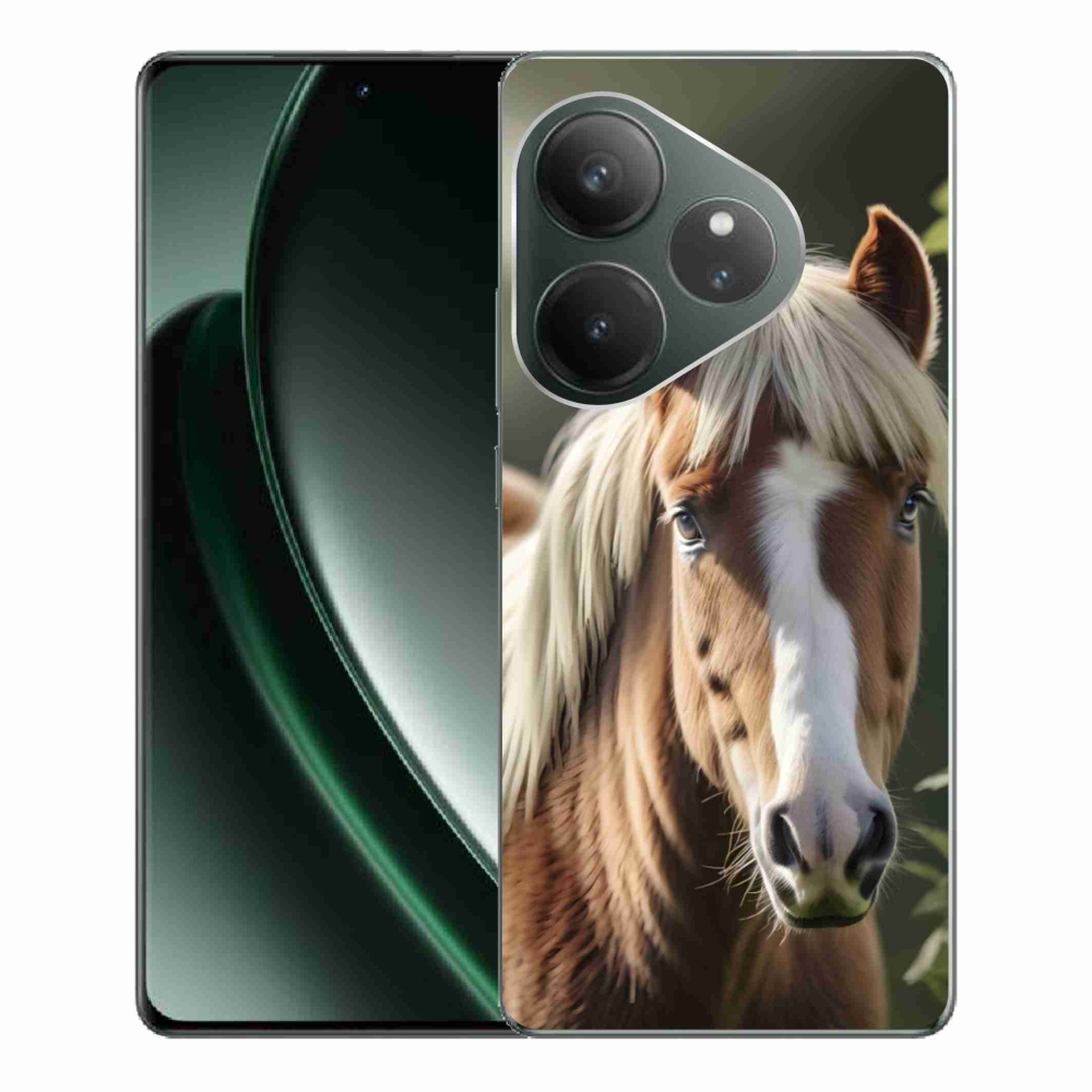 mmCase gél tok a Realme GT 6 5G/GT 6T 5G készülékhez – világos sörényű ló