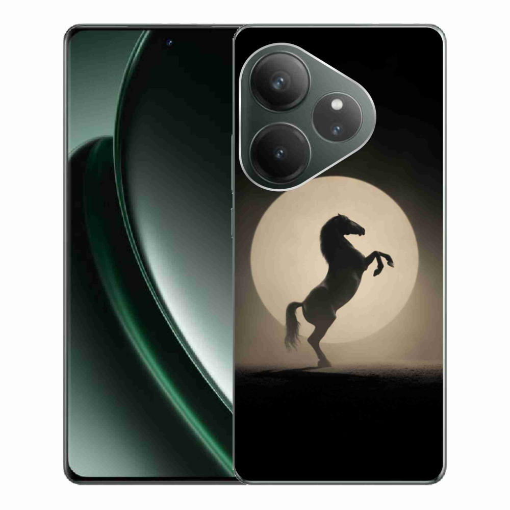 mmCase gél tok a Realme GT 6 5G/GT 6T 5G készülékekhez – ló sziluettje