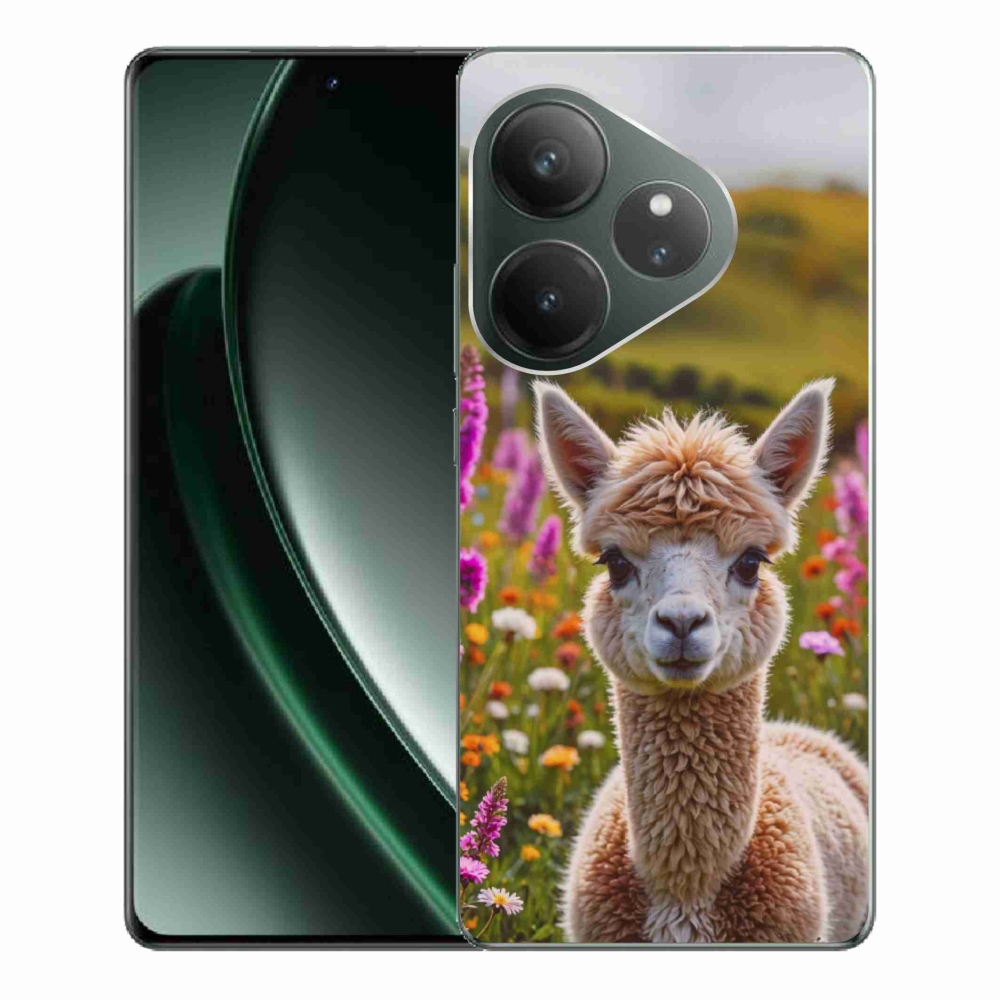 mmCase géltok a Realme GT 6 5G/GT 6T 5G készülékhez – láma a réten