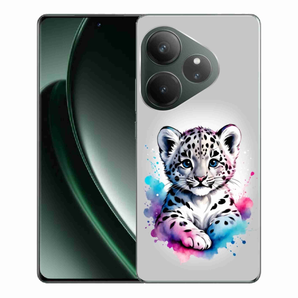 mmCase gél tok a Realme GT 6 5G/GT 6T 5G készülékekhez – leopárdkölyök