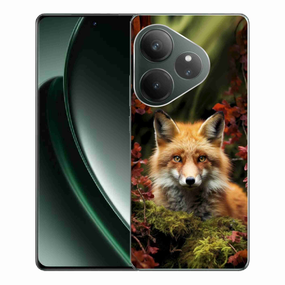 mmCase gél tok a Realme GT 6 5G/GT 6T 5G készülékhez – róka az erdőben