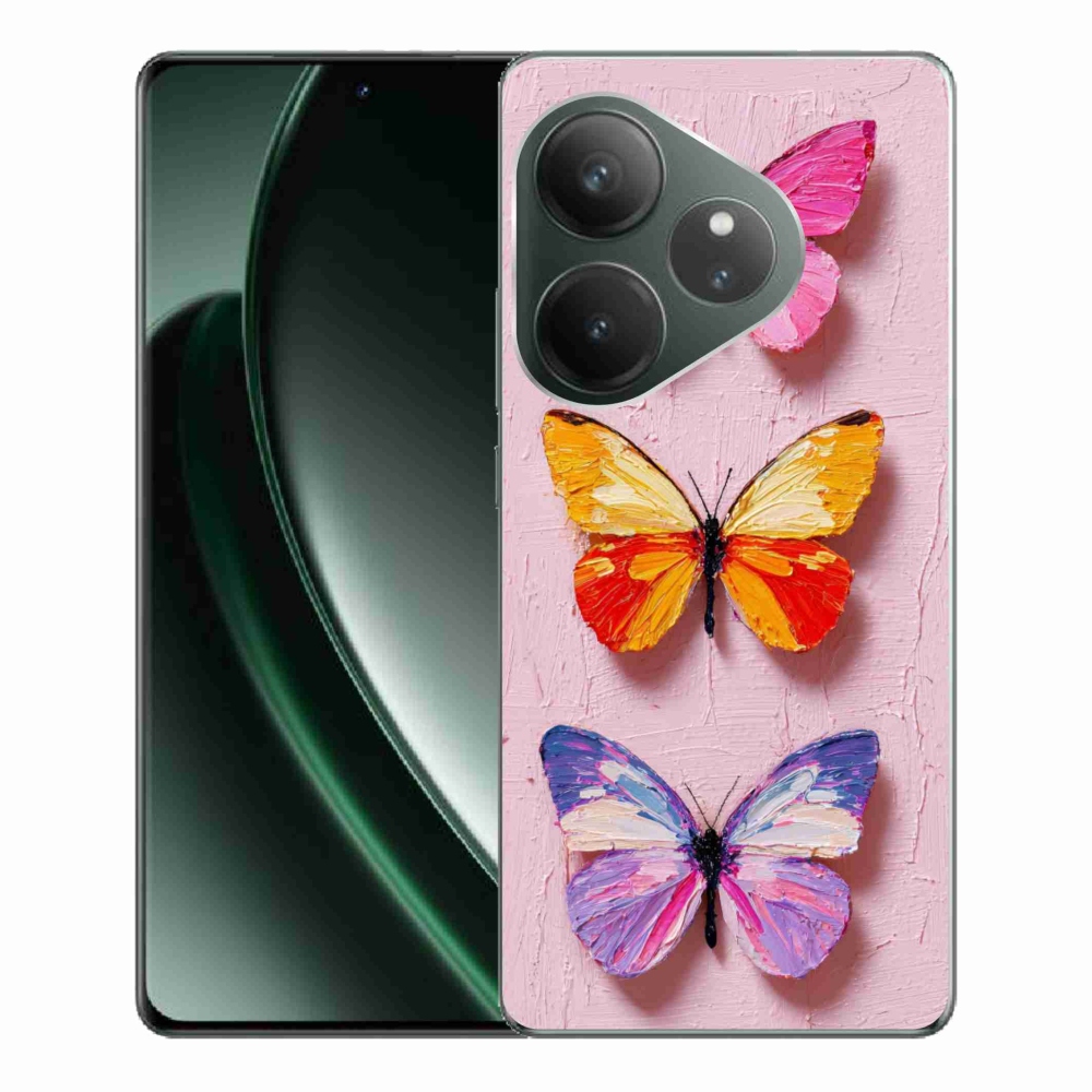 mmCase géltok a Realme GT 6 5G/GT 6T 5G készülékekhez – pillangós hármas