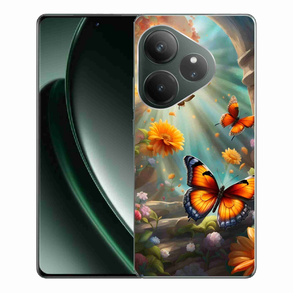 mmCase géltok a Realme GT 6 5G/GT 6T 5G készülékekhez – Pillangókert 2