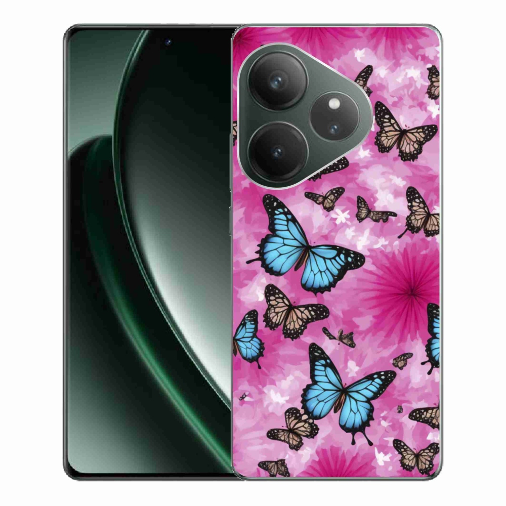 mmCase géltok a Realme GT 6 5G/GT 6T 5G készülékekhez – pillangókert