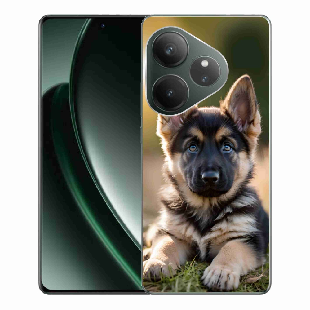 mmCase gél tok a Realme GT 6 5G/GT 6T 5G készülékhez – német juhászkutya a természetben