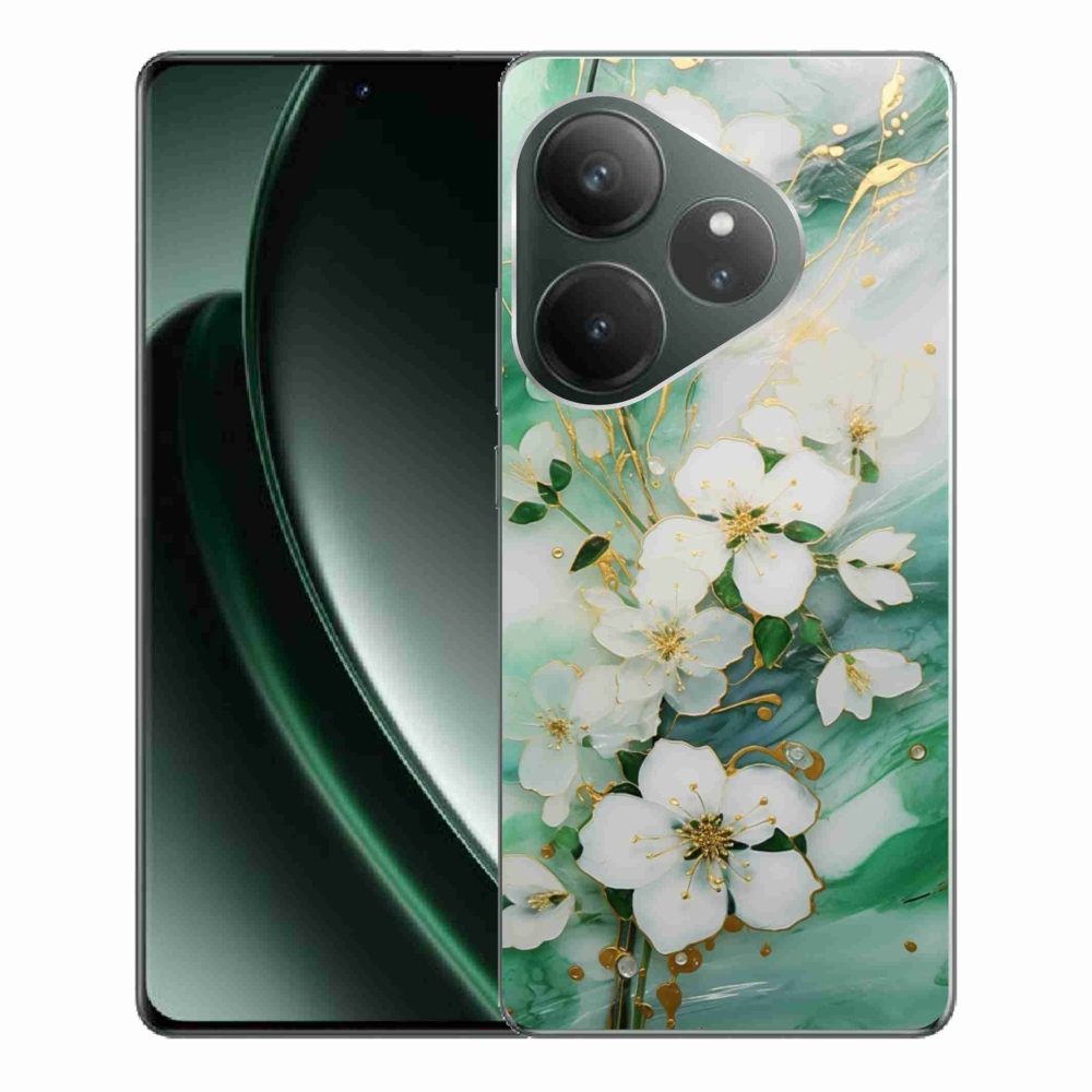 mmCase gél tok a Realme GT 6 5G/GT 6T 5G készülékekhez – finom virágok