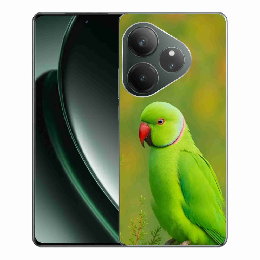 mmCase géltok a Realme GT 6 5G/GT 6T 5G készülékhez – alexandri papagáj 2