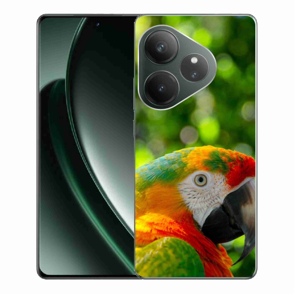 mmCase géltok a Realme GT 6 5G/GT 6T 5G készülékhez – ara papagáj 3