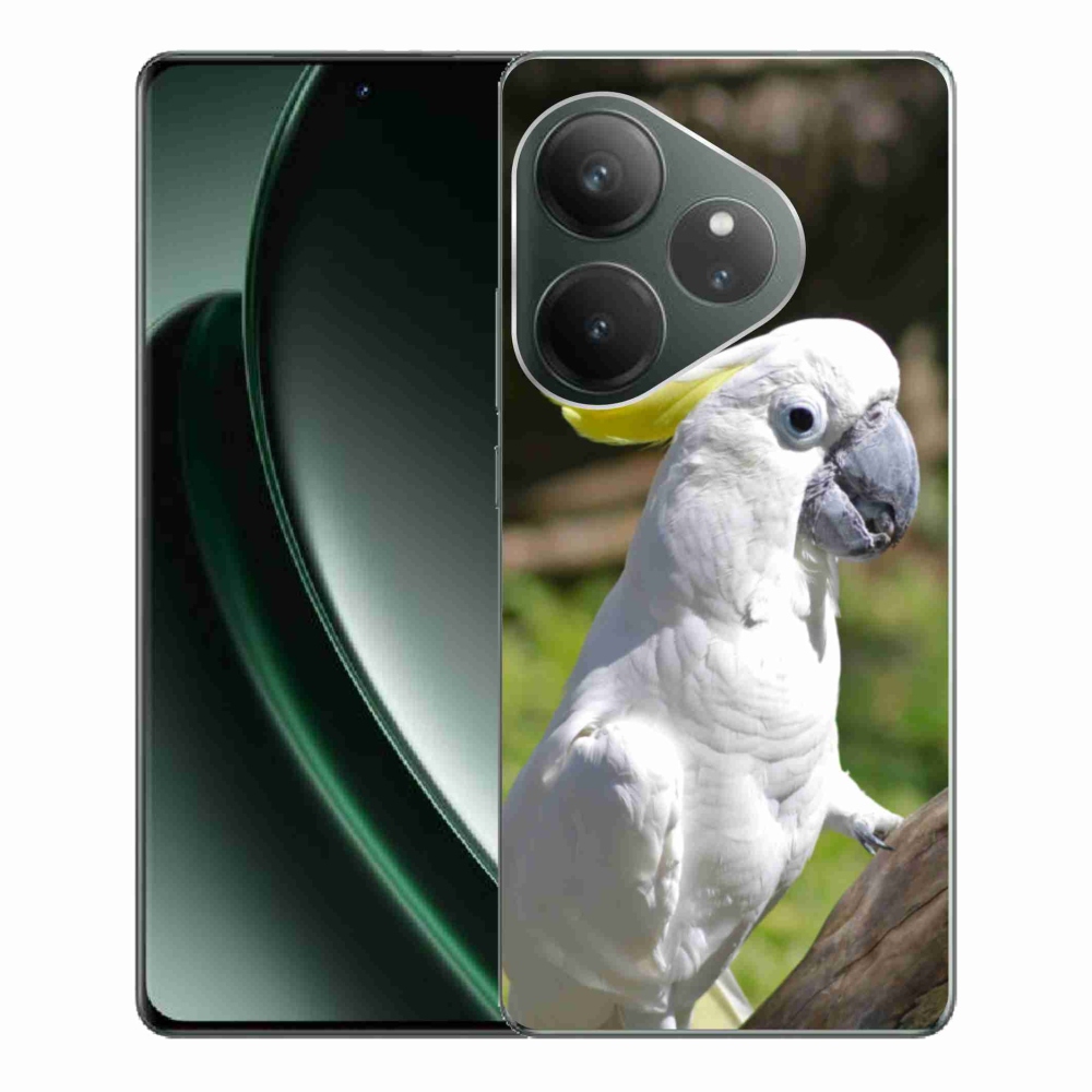 mmCase géltok a Realme GT 6 5G/GT 6T 5G készülékhez – kakadu papagáj 2