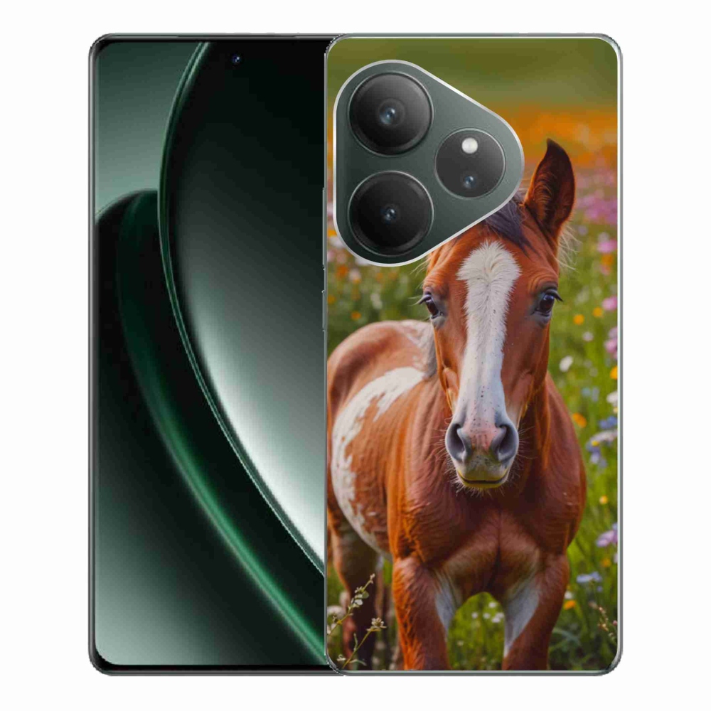 mmCase gél tok a Realme GT 6 5G/GT 6T 5G készülékekhez – aranyos csikó
