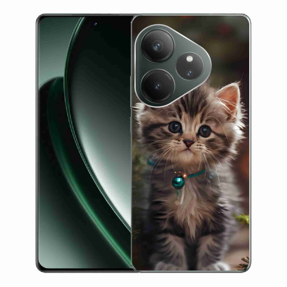 mmCase gél tok a Realme GT 6 5G/GT 6T 5G készülékekhez – aranyos cica 11