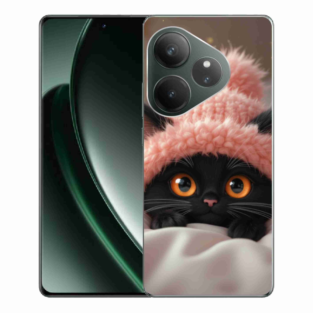 mmCase gél tok a Realme GT 6 5G/GT 6T 5G készülékekhez – aranyos cica 7