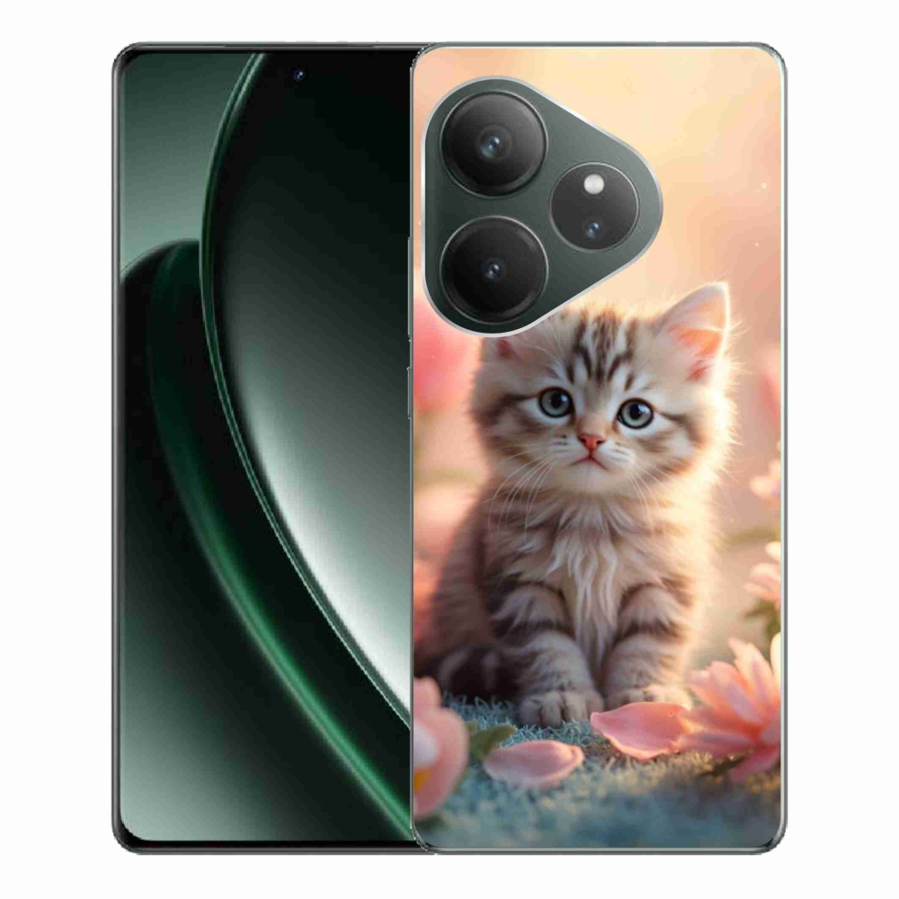 mmCase gél tok a Realme GT 6 5G/GT 6T 5G készülékekhez – aranyos cica 8