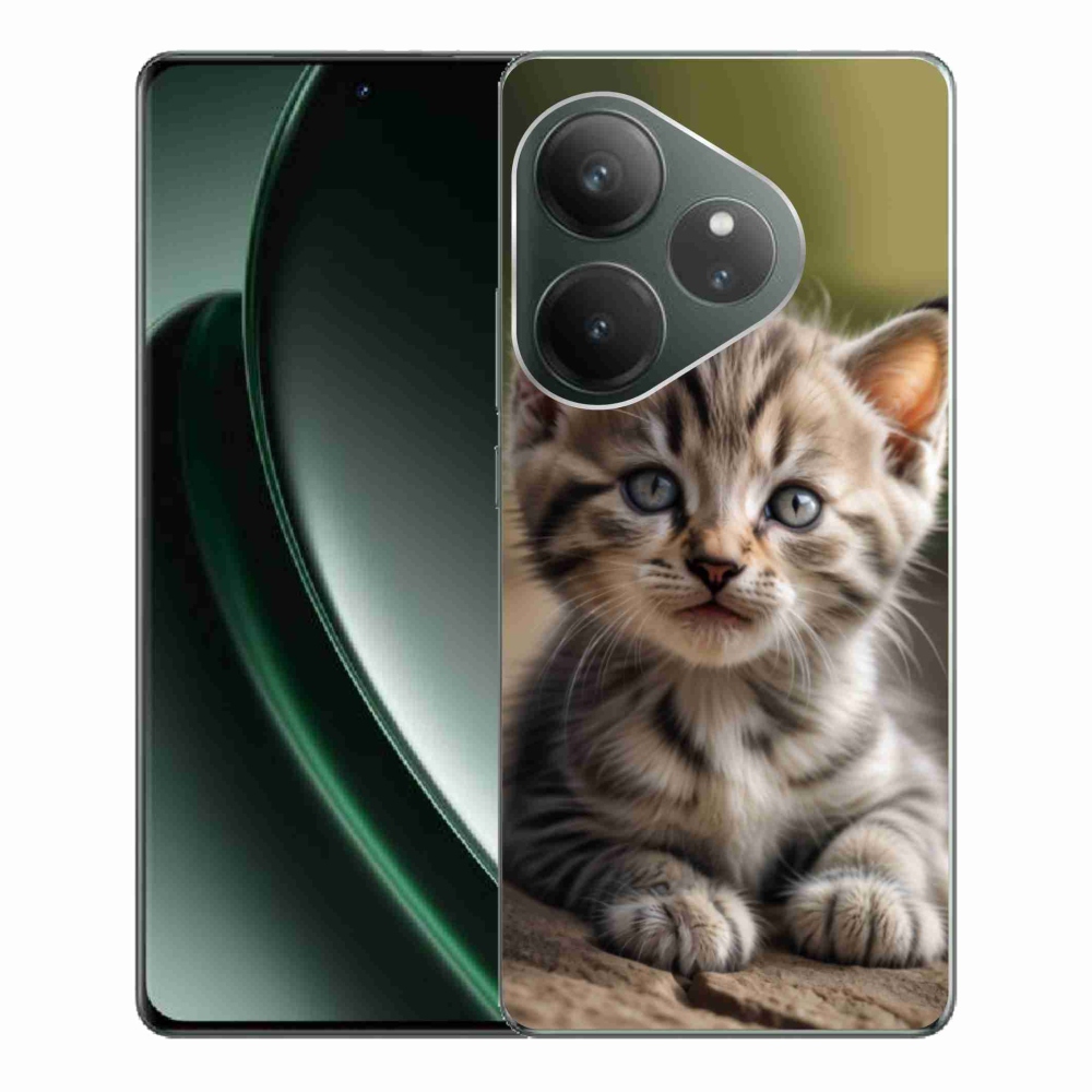 mmCase gél tok a Realme GT 6 5G/GT 6T 5G készülékekhez – aranyos cica 9