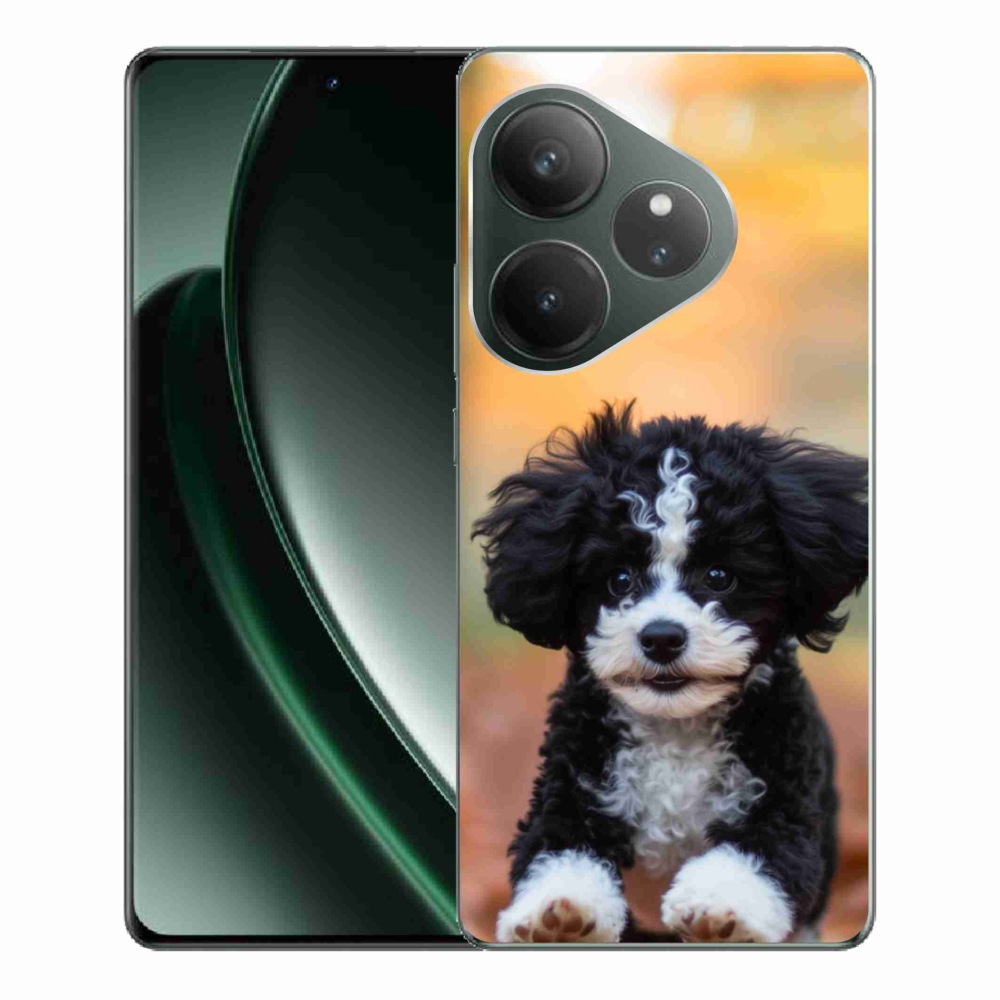 mmCase gél tok a Realme GT 6 5G/GT 6T 5G készülékekhez – aranyos kiskutya 2