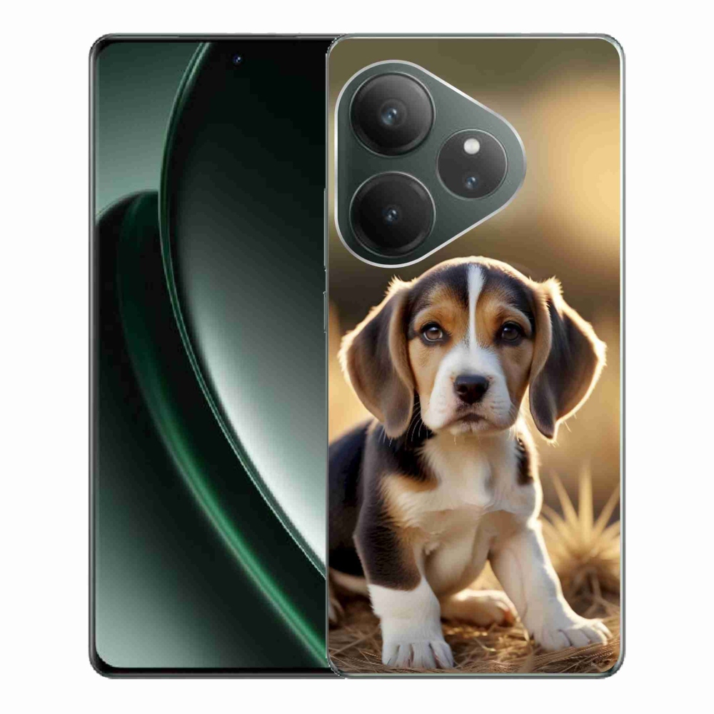 mmCase gél tok a Realme GT 6 5G/GT 6T 5G-hez – aranyos beagle