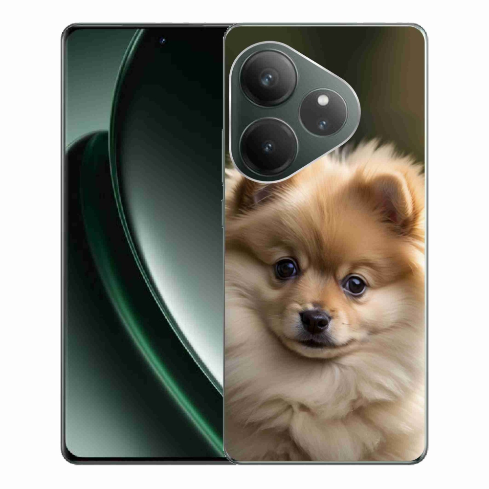 mmCase gél tok a Realme GT 6 5G/GT 6T 5G készülékekhez – aranyos pomerániai 2