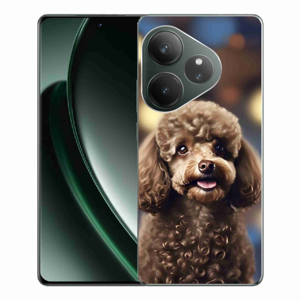 mmCase gél tok a Realme GT 6 5G/GT 6T 5G készülékekhez – aranyos pudli