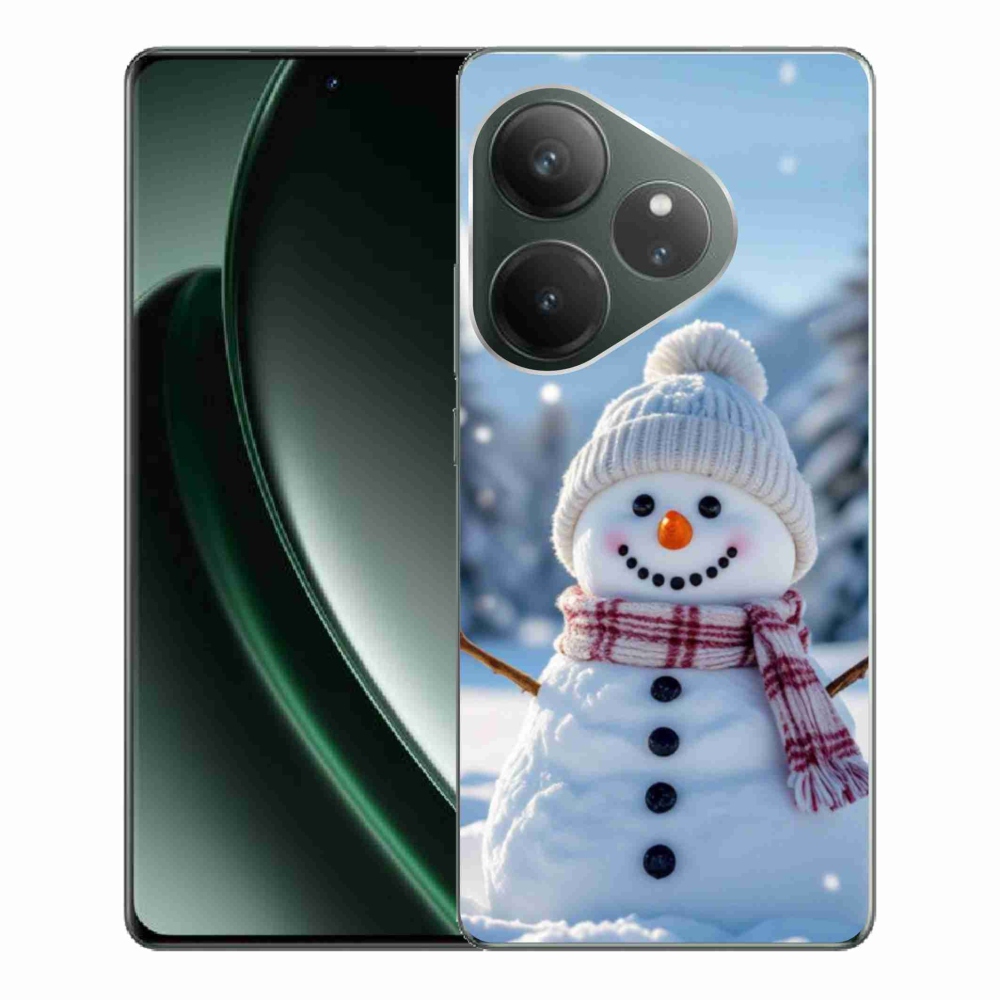 mmCase gél tok a Realme GT 6 5G/GT 6T 5G készülékhez – hóember 3