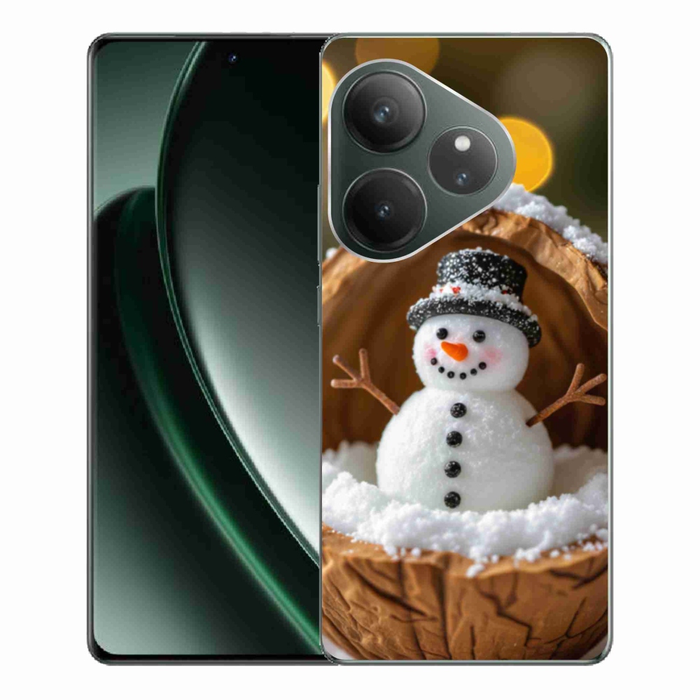 mmCase géltok a Realme GT 6 5G/GT 6T 5G készülékhez – hóember 4