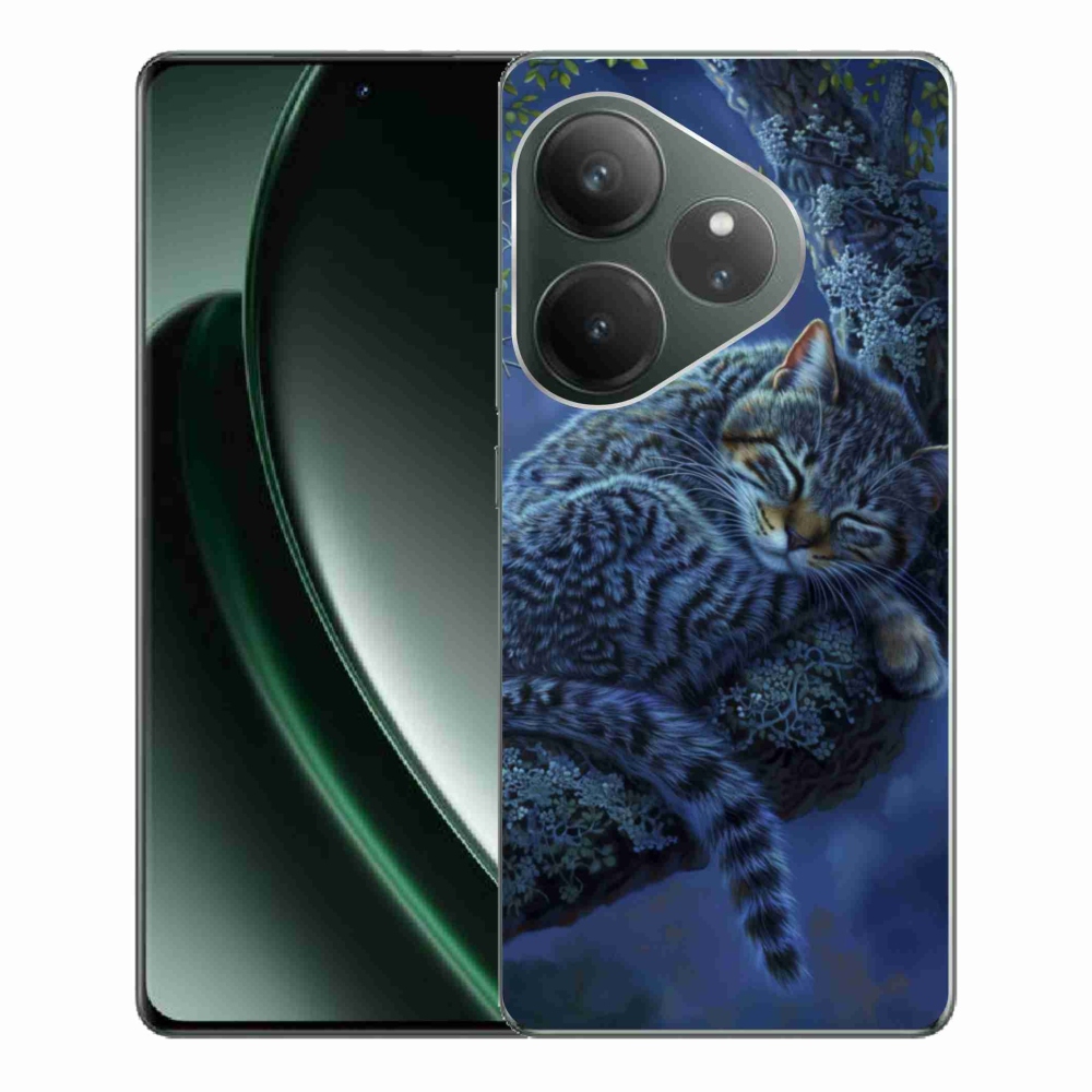 mmCase gél tok a Realme GT 6 5G/GT 6T 5G készülékhez – alvó macska