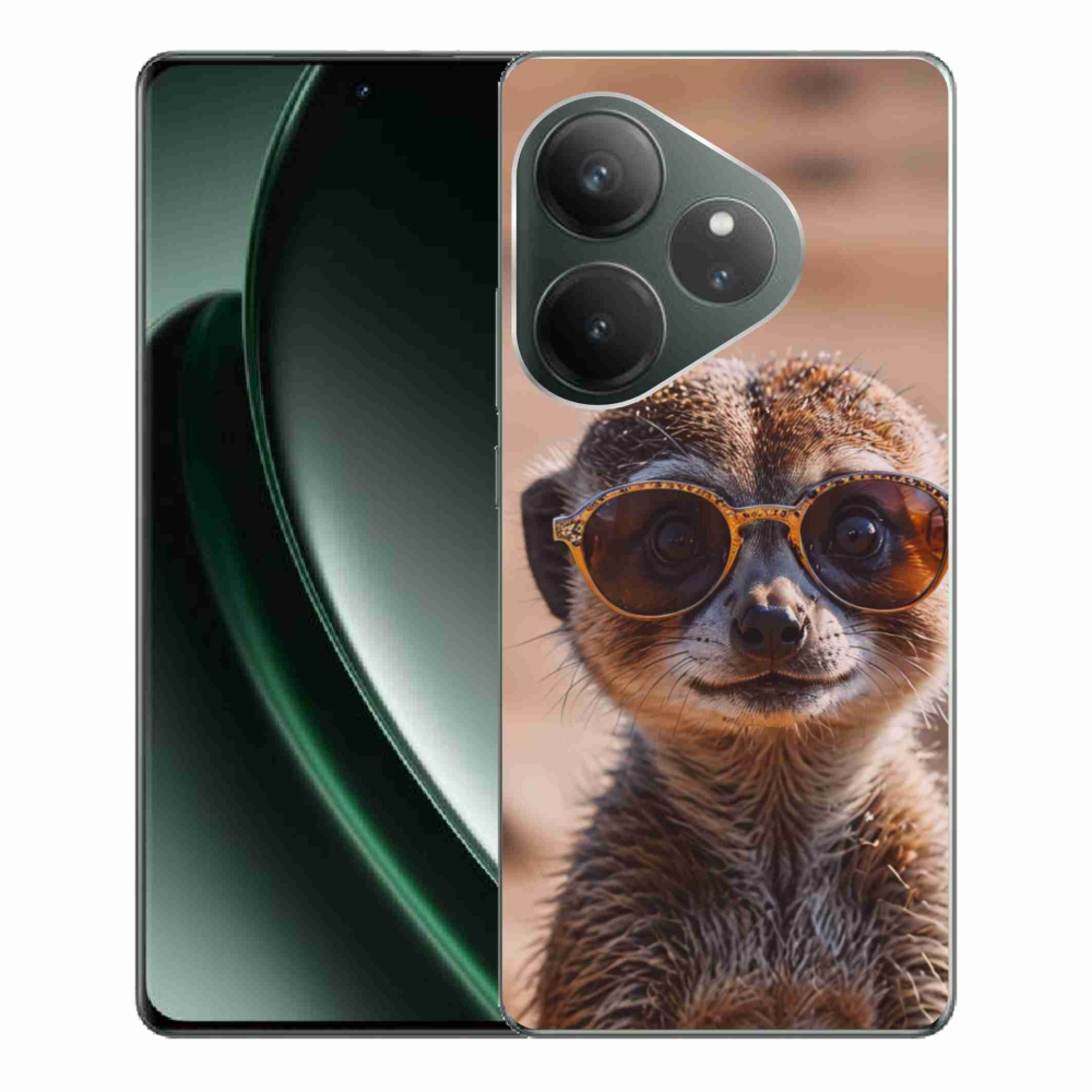 mmCase géltok a Realme GT 6 5G/GT 6T 5G készülékekhez – stílusos szurikáta