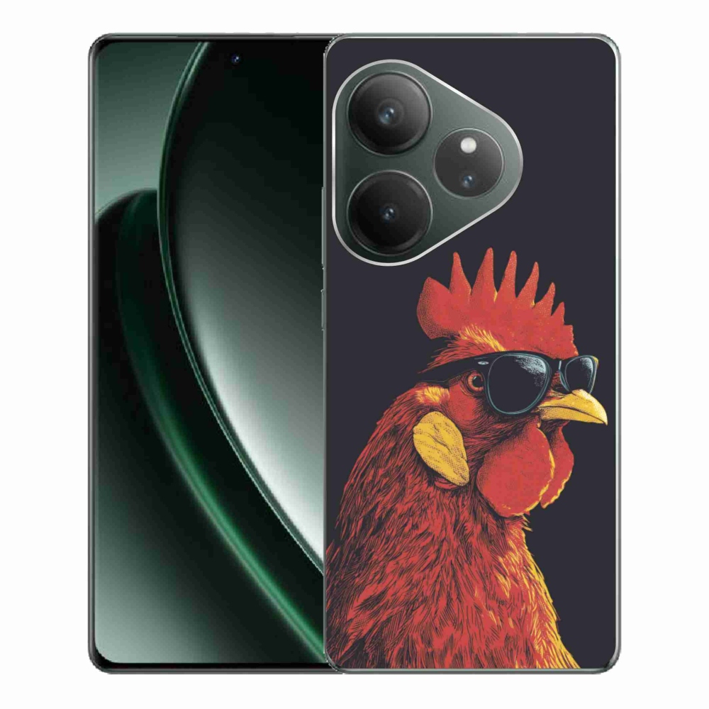 mmCase gél tok a Realme GT 6 5G/GT 6T 5G készülékekhez – stílusos kakas
