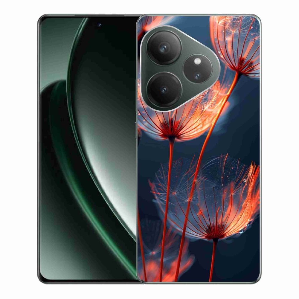 mmCase gél tok a Realme GT 6 5G/GT 6T 5G készülékekhez – fénylő pelyhek