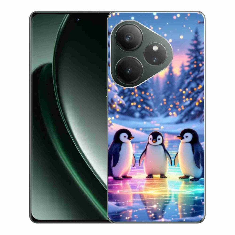 mmCase géltok a Realme GT 6 5G/GT 6T 5G készülékekhez – pingvinek