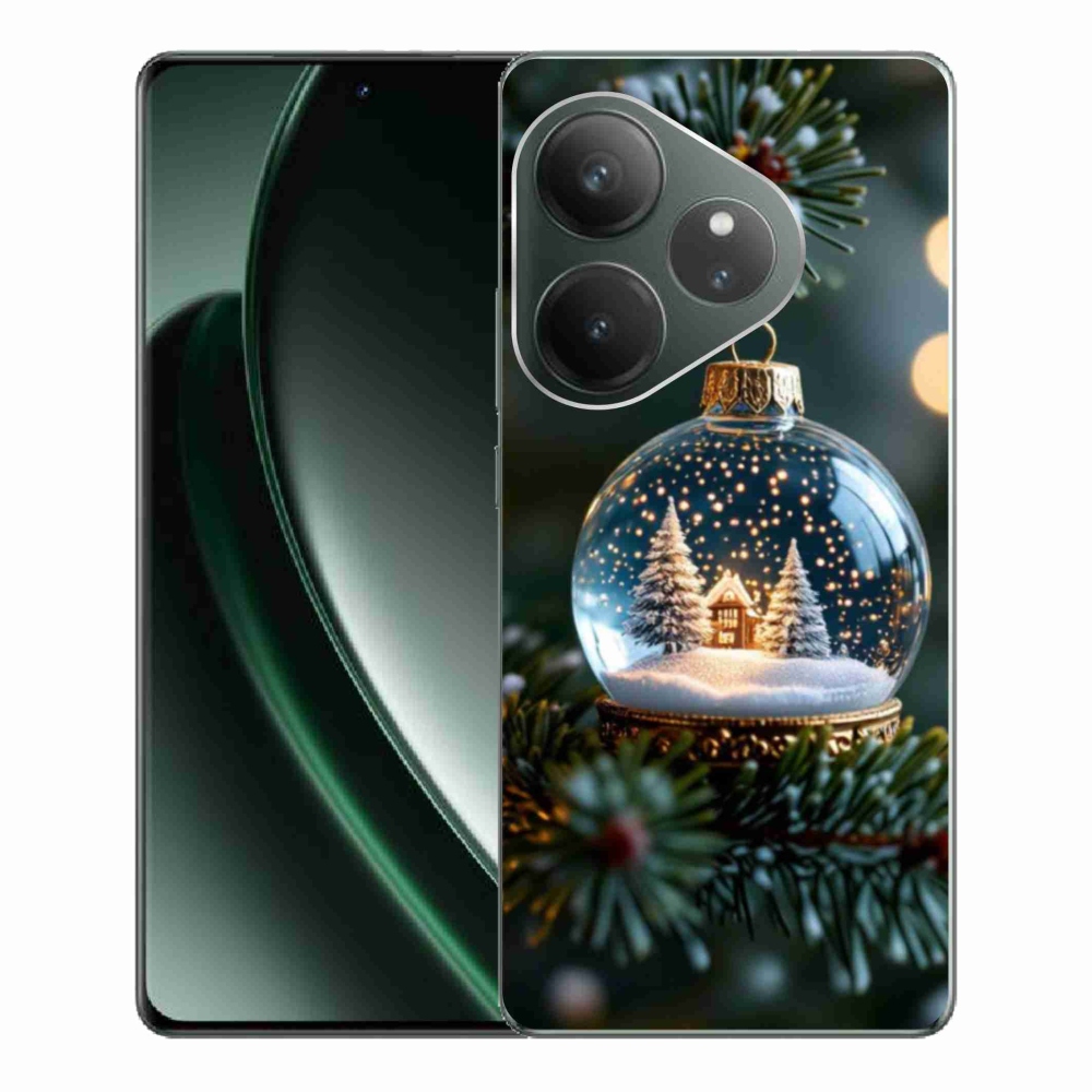 mmCase gél tok a Realme GT 6 5G/GT 6T 5G készülékekhez – karácsonyi gömb 2