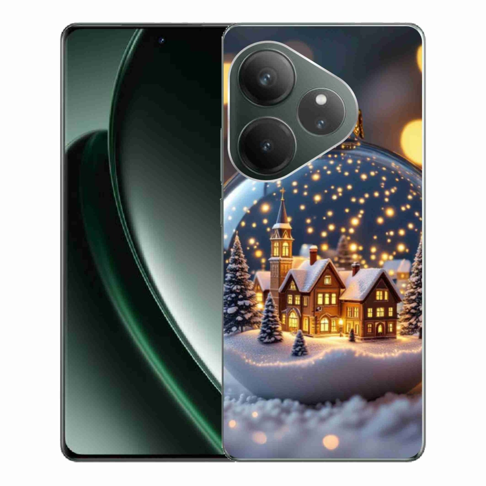 mmCase gél tok a Realme GT 6 5G/GT 6T 5G készülékekhez – karácsonyi gömb 4