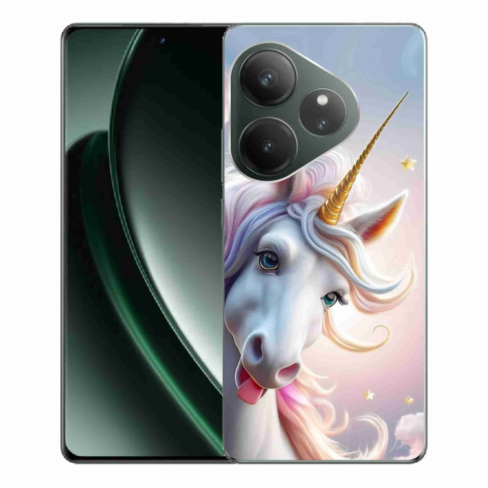 mmCase géltok a Realme GT 6 5G/GT 6T 5G készülékekhez – vidám egyszarvú
