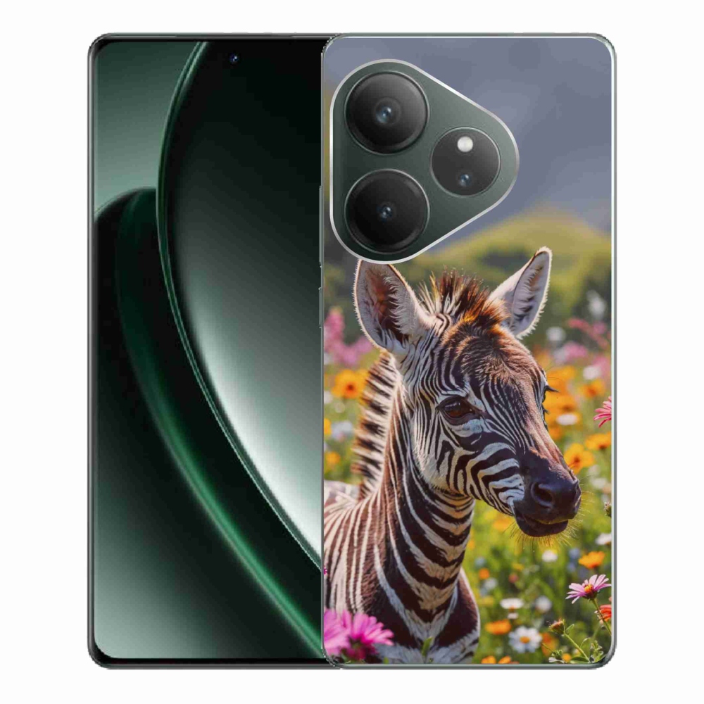 mmCase géltok a Realme GT 6 5G/GT 6T 5G készülékhez – zebra a réten