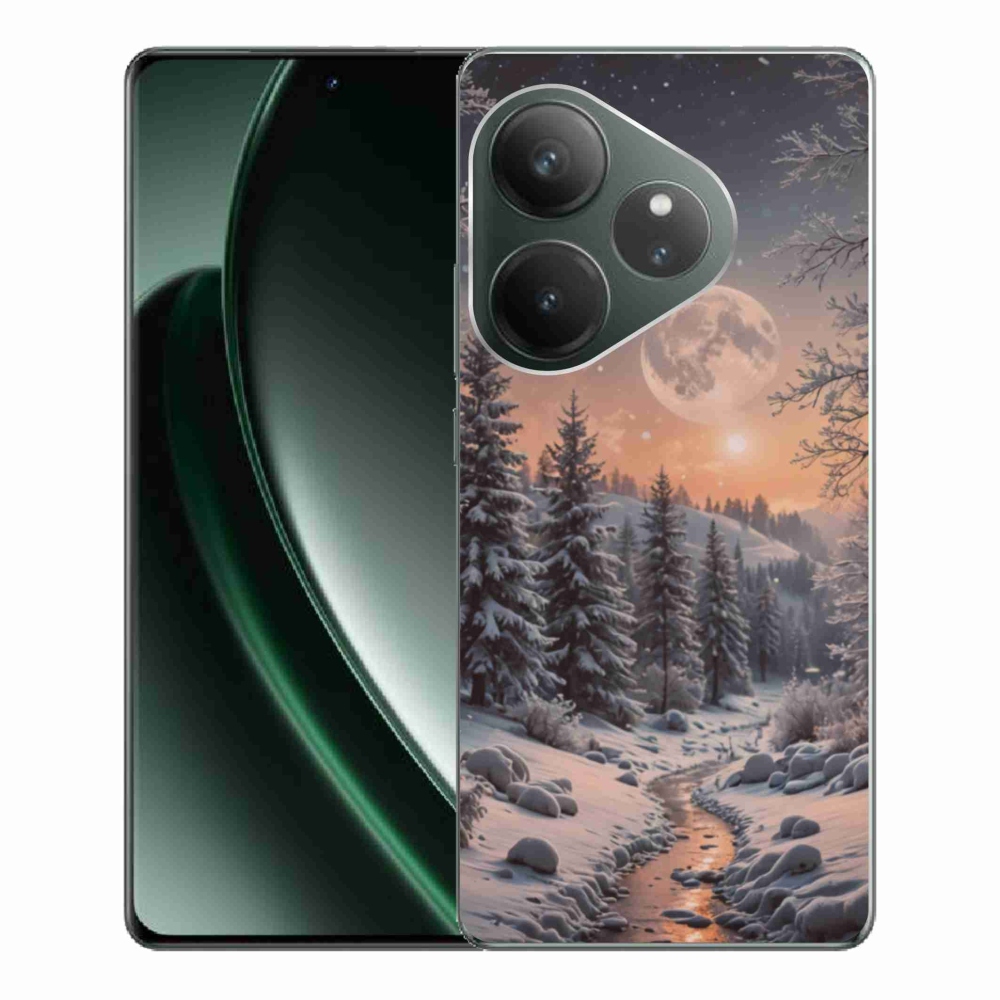 mmCase gél tok a Realme GT 6 5G/GT 6T 5G készülékekhez – téli táj 2