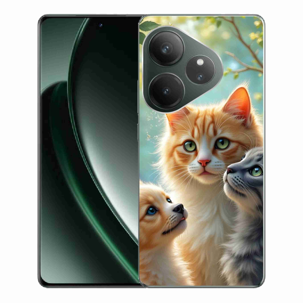 mmCase géltok a Realme GT 6 5G/GT 6T 5G készülékekhez – Állati barátság 2