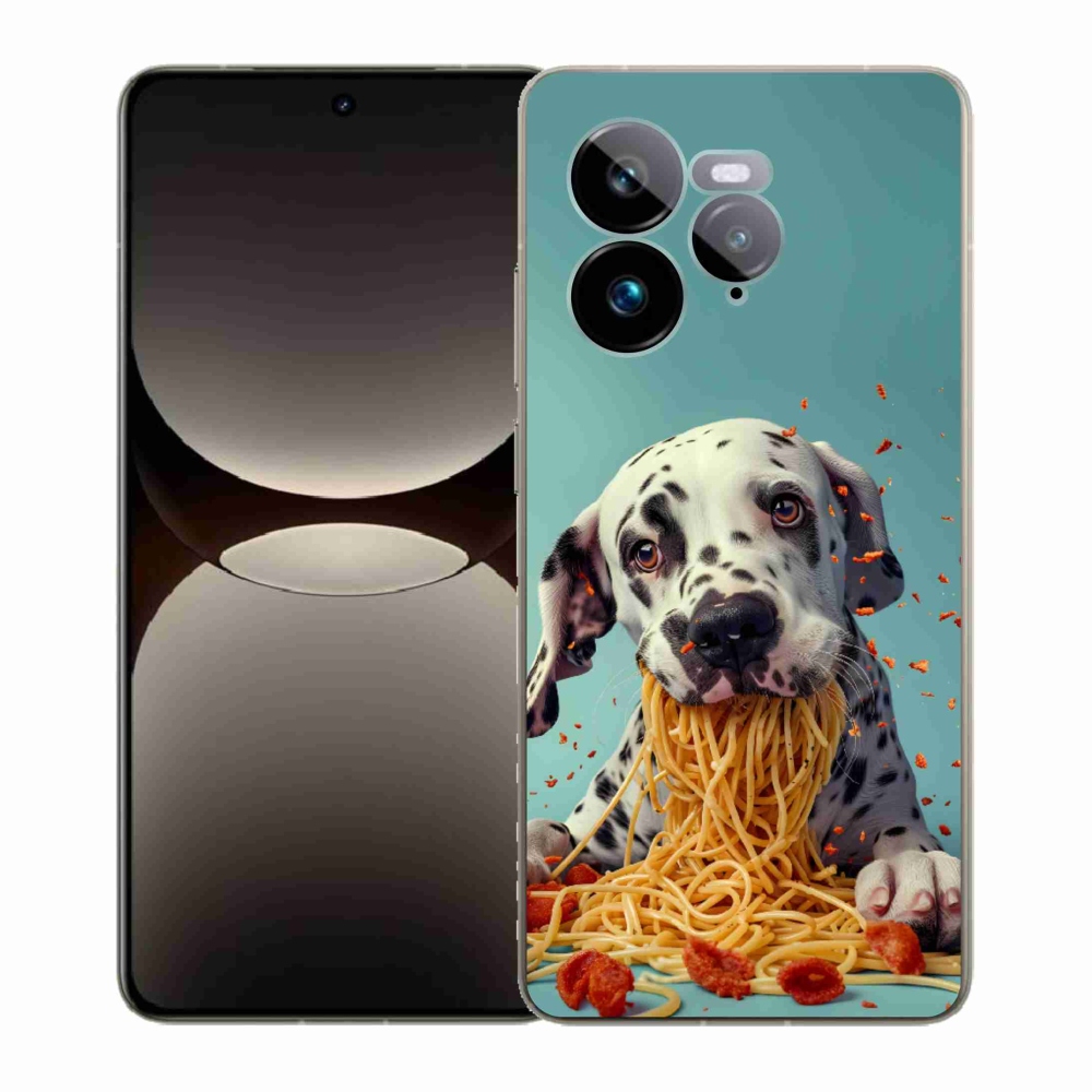mmCase gél tok a Realme GT 7 Pro 5G-hez – dalmát és spagetti