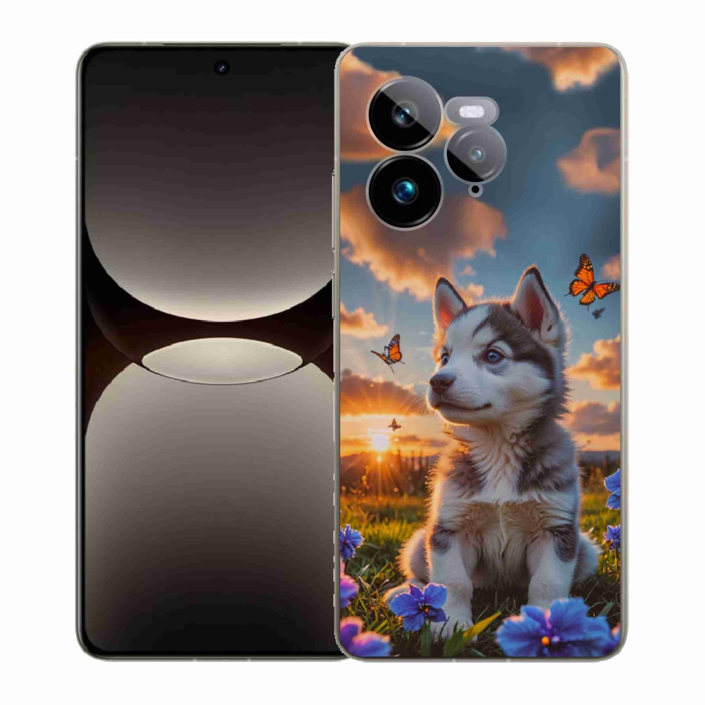 mmCase gél tok a Realme GT 7 Pro 5G-hez – husky naplementekor