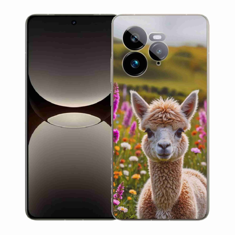 mmCase gél tok a Realme GT 7 Pro 5G-hez – láma a réten