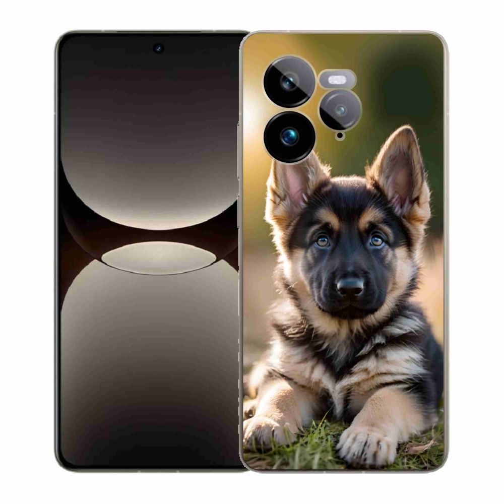 mmCase gél tok a Realme GT 7 Pro 5G-hez – német juhászkutya a természetben