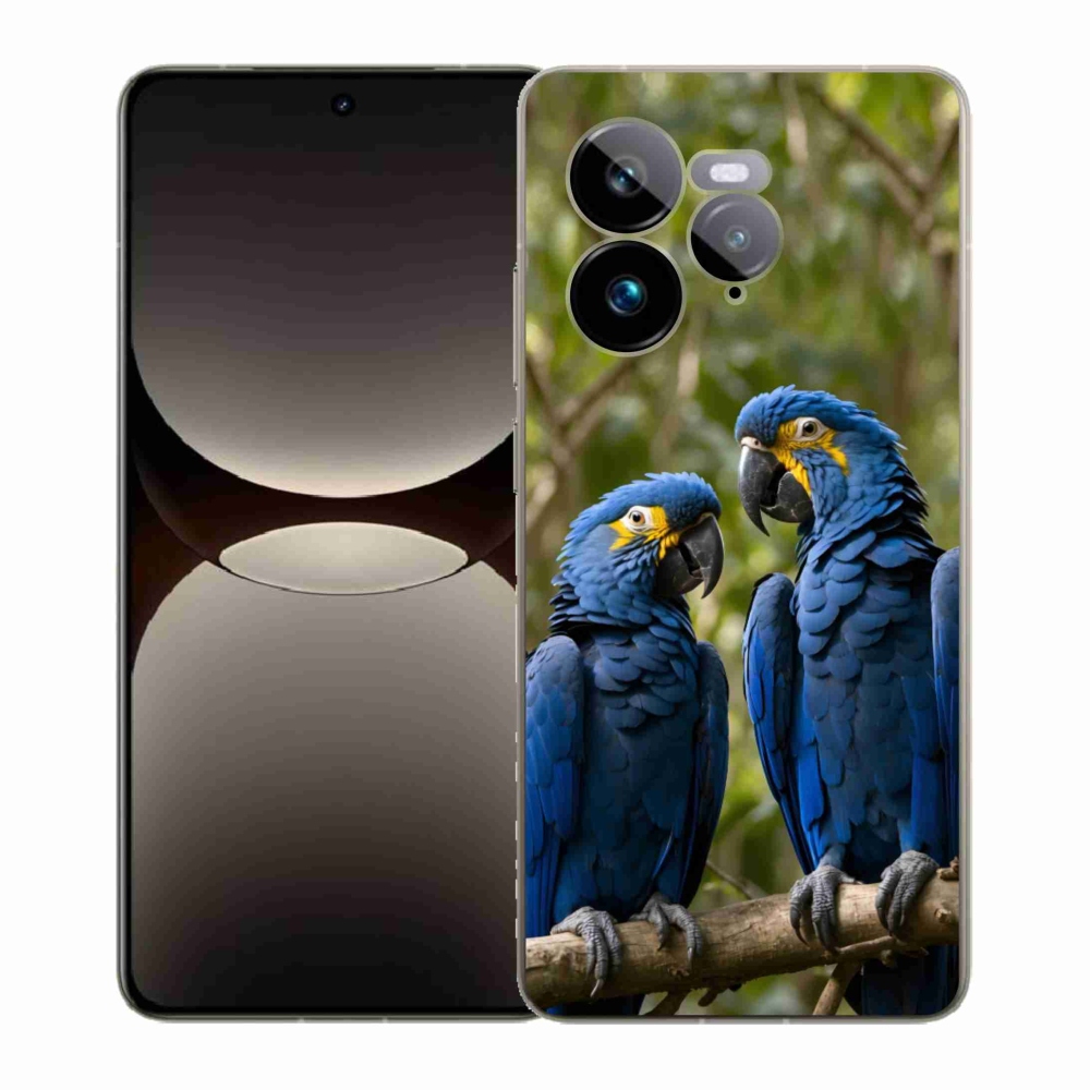 mmCase gél tok a Realme GT 7 Pro 5G-hez – papagáj-duó