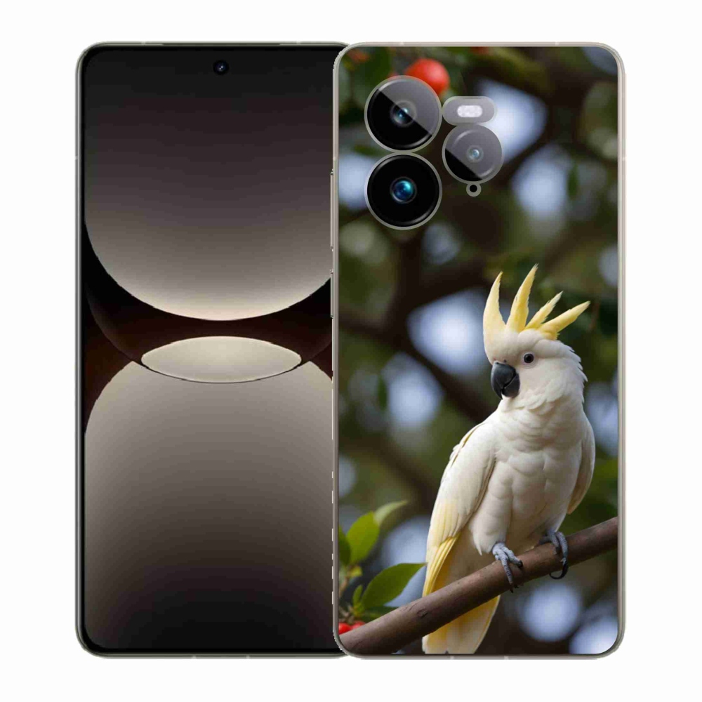mmCase gél tok a Realme GT 7 Pro 5G-hez – kakadu papagáj 3