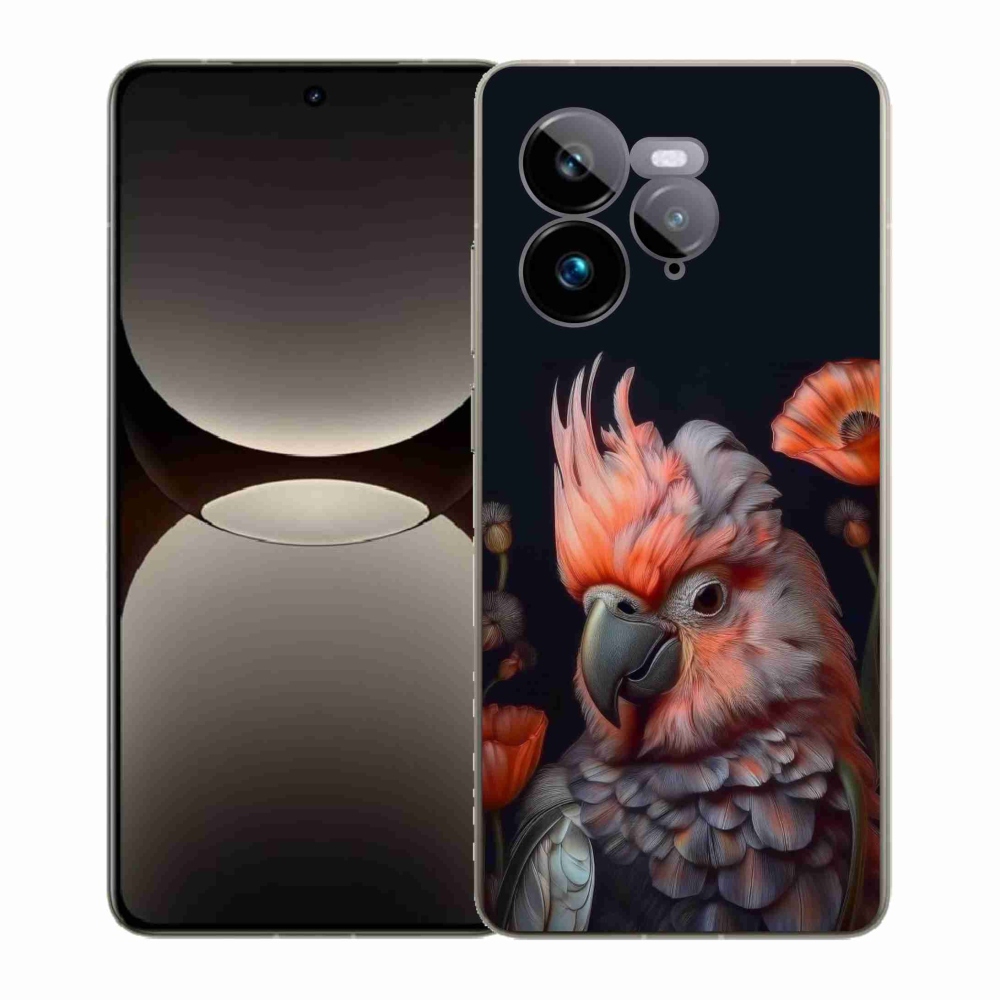 mmCase gél tok a Realme GT 7 Pro 5G-hez – színes kakadu papagáj
