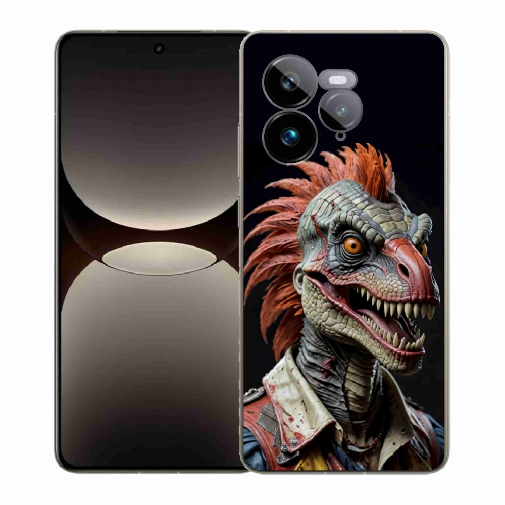 mmCase gél tok a Realme GT 7 Pro 5G-hez – punk dinoszaurusz