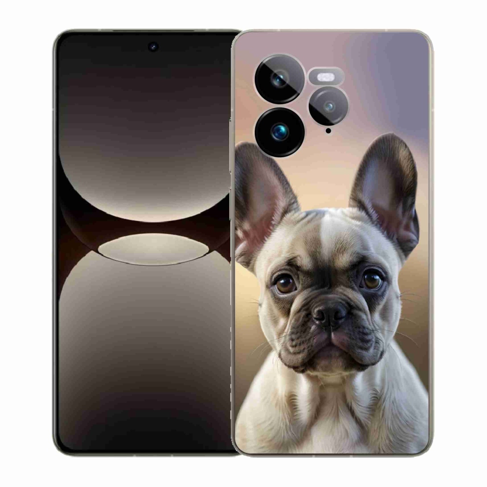 mmCase gél tok a Realme GT 7 Pro 5G-hez – aranyos francia buldog